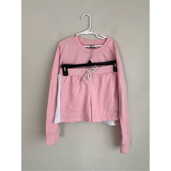 Marika Girl Pink Sweatshirt&Short Set, Size M((10/12) MSRP $36 - Picture 1 of 9